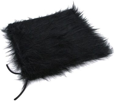 Fancy Hond Accessoires Decoratie Voor Grote Hond Sjaal Pruik Hond Ras Leeuw Hond Kostuum Grote 80Cm zwart