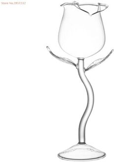 Fancy Rode Wijn Beker Wijn Cocktail Glazen 100Ml Rose Bloemvorm Wijn Glas P