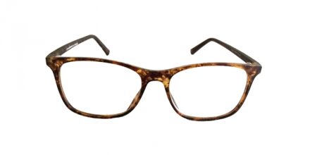 Fangle Biobased leesbril big mat havanna - +3.0