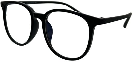 Fangle Blueblock Big Round Black - Plano