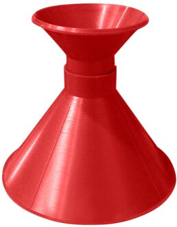 Fanhhui Winter Schrapen Een Ronde Magic Kegelvormige Voorruit Ijskrabber Sneeuw Wordt Een Trechter Auto Care Rood