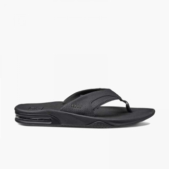 Fanning Heren Slippers - Black - Maat 40