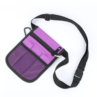 Fanny Pack Verpleging Riem Organizer Voor Vrouwen Verpleegkundige Heuptas Schouder Pouch Paars