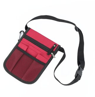 Fanny Pack Verpleging Riem Organizer Voor Vrouwen Verpleegkundige Heuptas Schouder Pouch Rood