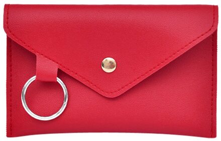 Fanny Pack Vrouwen Riem Tas Lederen Taille Tas Mode Vrouwen Pure Kleur Ring Pu Messenger Schouder Borst Pochete homem # YL1 Rood