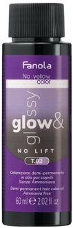 Fanola Haarverf Fanola Glow & Glossy Toner T,02 60 ml