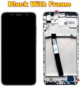 Fansu1 Voor Xiaomi Redmi 7A Lcd Getest Touch Screen 5.45 Inch Digitizer Vergadering Fansu Frame Voor Xiaomi Redmi 7a Lcd screen zwart met kader