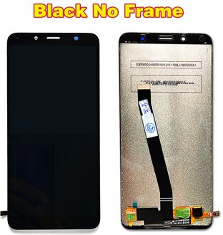 Fansu1 Voor Xiaomi Redmi 7A Lcd Getest Touch Screen 5.45 Inch Digitizer Vergadering Fansu Frame Voor Xiaomi Redmi 7a Lcd screen zwart zonder kader