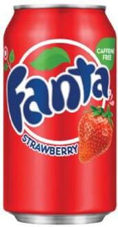 Fanta Fanta - Strawberry 355ml