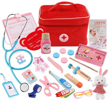 Fantasiespel Arts Opvoeding Speelgoed Voor Kinderen Medische Simulatie Geneeskunde Borst Set Voor Kinderen Interesse Ontwikkeling A1-TH0002 Little doctor