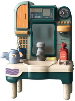 Fantasiespel Kinderen Plastic Simulatie Elektrische Vaatwasser Spoelbak Keuken Speelgoed Met Elektrische Water Wastafel Kit Voor Kinderen