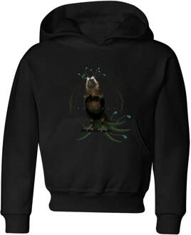 Fantastic Beasts Augurey kinder hoodie - Zwart - 98/104 (3-4 jaar) - XS