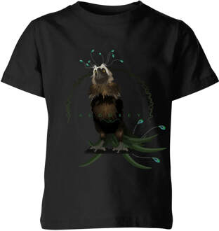 Fantastic Beasts Augurey kinder t-shirt - Zwart - 146/152 (11-12 jaar) - Zwart - XL