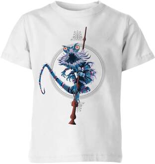 Fantastic Beasts Chupacabra kinder t-shirt - Wit - 98/104 (3-4 jaar) - XS