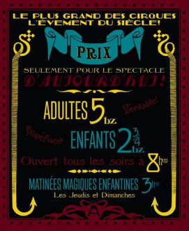 Fantastic Beasts Les Plus Grand Des Cirques t-shirt - Wijnrood - XL