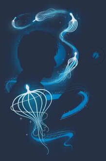 Fantastic Beasts Newt Silhouette t-shirt - Navy - XXL