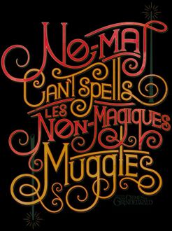 Fantastic Beasts No-Maj t-shirt - Zwart - 3XL