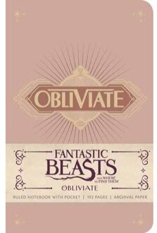 Fantastic Beasts Obliviate Hardcover Ruled Notebook - Boek Insight Editions (160887947X)