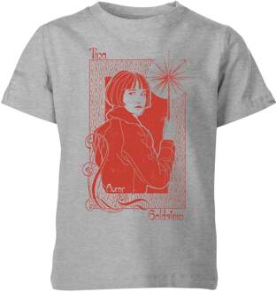 Fantastic Beasts Tina Goldstein kinder t-shirt - Grijs - 134/140 (9-10 jaar) - L