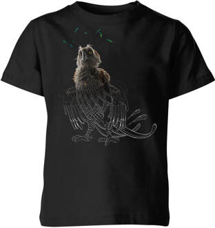 Fantastic Beasts Tribal Augurey kinder t-shirt - Zwart - 110/116 (5-6 jaar) - S