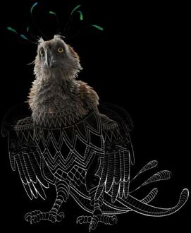 Fantastic Beasts Tribal Augurey t-shirt - Zwart - S