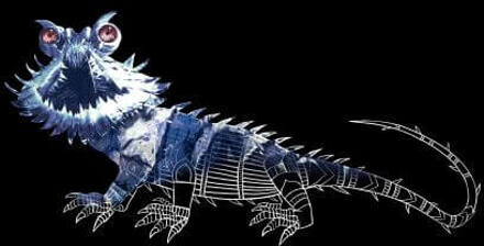 Fantastic Beasts Tribal Chupacabra dames t-shirt - Zwart - XL