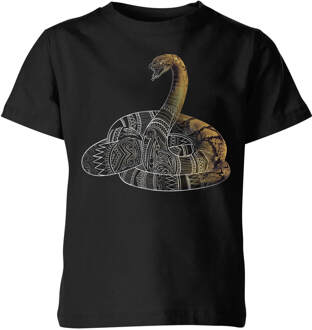 Fantastic Beasts Tribal Nagini kinder t-shirt - Zwart - 134/140 (9-10 jaar) - L