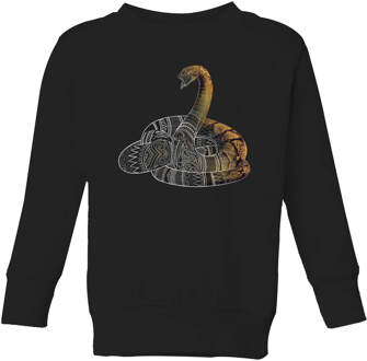Fantastic Beasts Tribal Nagini kindertrui - Zwart - 122/128 (7-8 jaar) - M