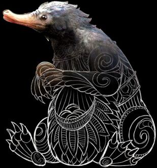 Fantastic Beasts Tribal Niffler t-shirt - Zwart - XXL
