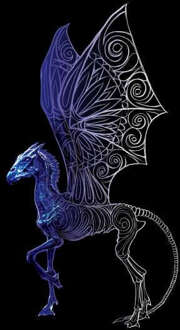 Fantastic Beasts Tribal Thestral hoodie - Zwart - L