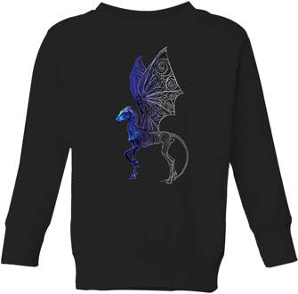 Fantastic Beasts Tribal Thestral kindertrui - Zwart - 98/104 (3-4 jaar) - XS