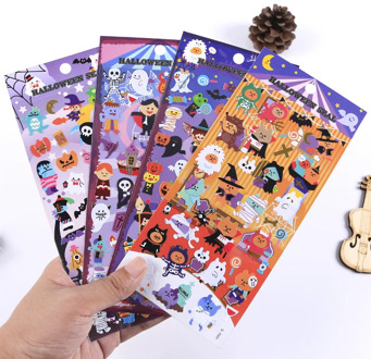 Fantastic Halloween Decorative Stickers Adhesive Stickers DIY Diary Stationery Stickers Children Gift School Office Supplies
