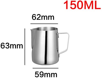 Fantastische Keuken Rvs Melk Opschuimen Jug Espresso Koffie Pitcher Barista Craft Koffie Latte Melk Opschuimen Jug Pitcher 150ml