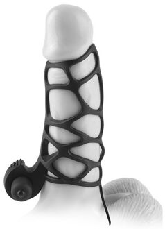Fantasy X-tensions Pipedream - Fantasy X-Tensions - Extreme Silicone Power Cage - Black
