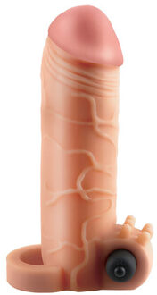 Fantasy X-tensions Pipedream - Fantasy X-Tensions - Vibrating Real Feel 1" Extention - Skin