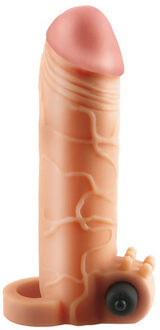 Fantasy X-tensions Pipedream - Fantasy X-Tensions - Vibrating Real Feel 2" Extention - Skin