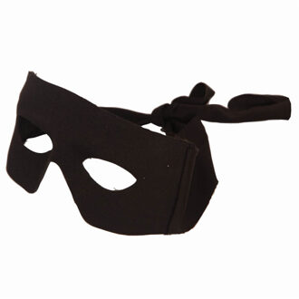 Faram Oogmasker - zwart - volwassenen en kinderen - boevenmasker - verkleedaccessoires Multi