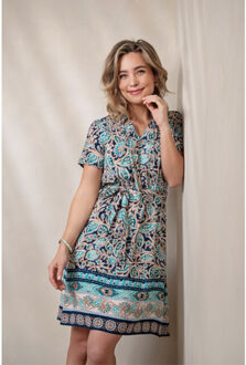 Farha dessin Blauw - XXL