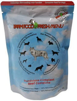 Farm Food fresh menu rundvlees compleet hondenvoer 300 gr