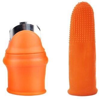 Farm Groente Fruit Picker Peper Tip Duim Rubber Handschoenen Iron Nail Pick Gereedschap Voor Tuin Boomgaard En Groente Accessoires S-AB