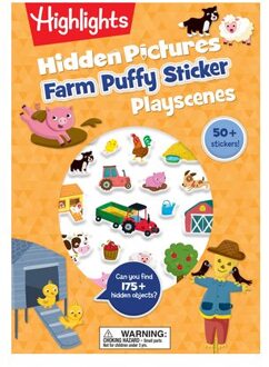Farm Hidden Pictures Puffy Sticker Playscenes - Highlights Puffy Sticker Plays - Highlights
