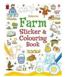 Farm Sticker and Colouring Book