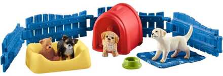 Farm World - Puppy huis Speelfiguur