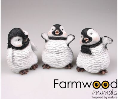 Farmwood Animals Beeld pinguin 13x22x20cm