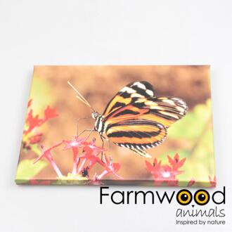 Farmwood Animals Buitenschilderij vlinder 30x40cm bruin