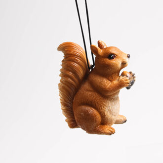 Farmwood Animals Eekhoorn hangend 8x4x6cm bruin