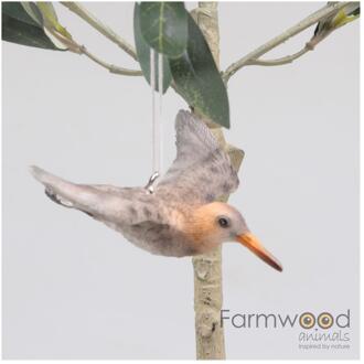 Farmwood Animals Vogel grutto vliegend grijs