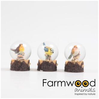 Farmwood Animals Vogel schudbol 4,5x4,5x6cm verschillende