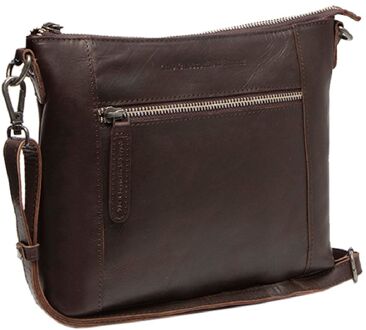 Faro Schoudertas brown damestas Bruin - H 20 x B 23 x D 7.5 cm