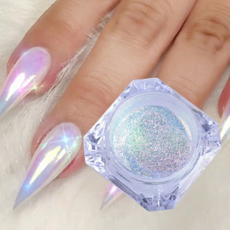 FAROOT 0.2g Glitter Unicorn Mirror Nail Powder Ultra-thin Aurora Mermaid Chrome Pigment